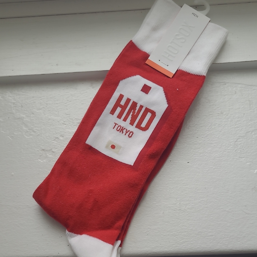 Hot Sox Red Tokyo Casual Socks